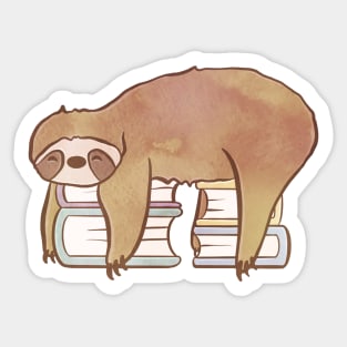 SLOTH READS Sticker